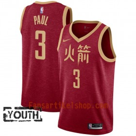 Houston Rockets Trikot Chris Paul 3 2018-19 Nike City Edition Rot Swingman - Kinder